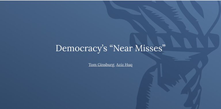Democracy's Near Misses