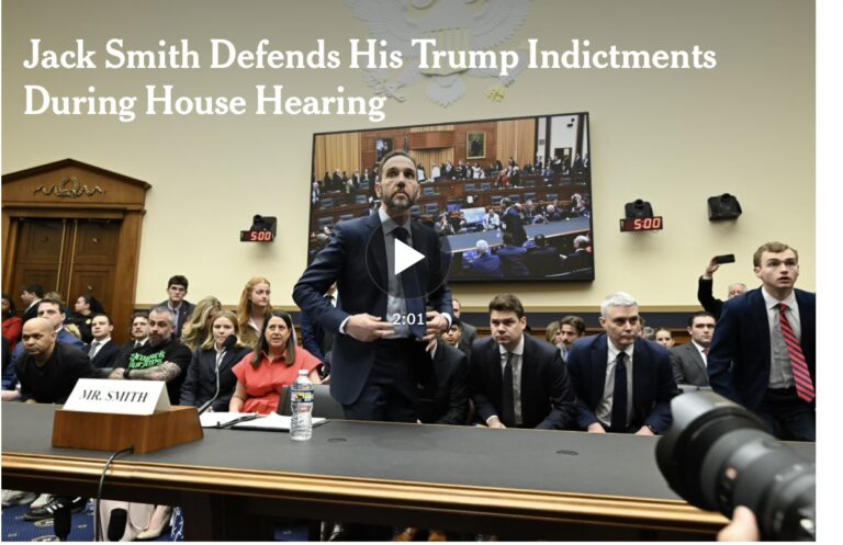 Jack Smith Defends His Trump Indictments
