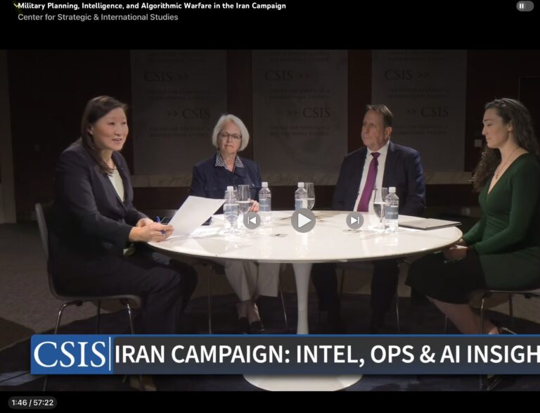 Mitary Paning Itigence, and Algarksic Warfur is the iran Curpsign